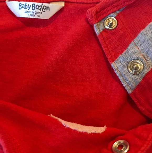 Baby Boden Dippy Egg Long Sleeve RARE Mini 12-18 M - Picture 8 of 12